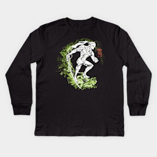 Genji Overwatch Kids Long Sleeve T-Shirt